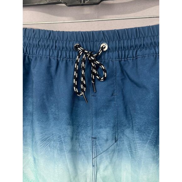 Hurley Shorts Mens Medium Blue Green Phantom Swim Trunks Ombre Surd Water Sports - Picture 6 of 16